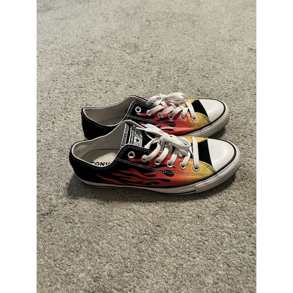 Converse Chuck Taylor All Star Low - 166259F - Black / Multi - Mens 8 / Wmns 10